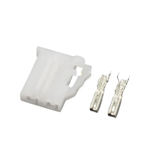 1-20 Sets White 2 Pin 2mm Series Autmotic Plug Connector Female WIth Terminals DJY7029-2-21(DJY7029A-2-21,5Sets)