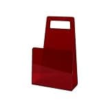VHDY85KA Bookcase U-Shaped Acrylic Handheld Bookshelf Geometric Minimalist Portable Storage Rack Organizer Shelves