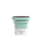 Portable Washing Machine, Mini Washing Machine Folding Small Household Portable Dormitory Underwear And Socks Removing All-in-one,for Apartments,RV,Camping(Green)
