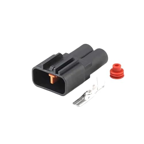 ARETV 1/5/10 Sets 2 Pin Car Waterproof Connector Plug QLW-A-2F-B Car 6.3 High-power Current Plug QLW-A-2M-B(M10)