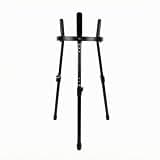 Baoblaze Drum Stand Adjustable Metal Instrument Support Tripod Base Secure Drum Cradle Portable Folding Design Rubber Feet Suitable for Band Rehearsals Live