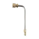 Pressure Washer Extension Wand With Quick Connect For Lance Gutter Cleaning Tools Metal Gasket 140mm 90/120 Degree Options 4000PSI(90 Degree)