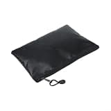 Hosrivae Fireproof Document Bag Having -resistant Exterior Fire Resistant Storage Travel Passports Certificates 27x16cm Glass Fabric Safety Holder Pouch Home Office Contracts Black Silica(29 * 20CM)