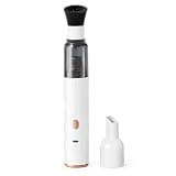 AZYXLLDM Mini Desktop Vacuum Cleaner, 9000Pa Cordless Handheld Vacuum with Hollow-Center Soft Brush and Particle Nozzle for Coffee Grounds, Dust, Ash and Keyboard Cleaning