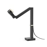 Portable Scanner, 4K USB Document Camera and 12MP Webcam with LED Light and Microphone