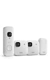 Blink Battery Doorbell 2K+ (newest model) and Outdoor 2K+ (newest model) — Wireless smart security, 2K video, enhanced audio. Sync Module Core included - 2 Cameras + Battery Doorbell 2K+ (White)