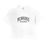 Milwaukee WisconsinVintage Sports Retro OS1 Black Design Comfort Colors Crop Top