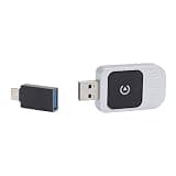 Serounder Car Wireless Adapter for, Advanced 5.8GHz WiFi Bluetooth 5.0, Plug and Play Wireless Connection for iOS Phones, Fits Most Vehicles