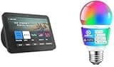 Echo Show 8 with Energetic Smart Color Bulb