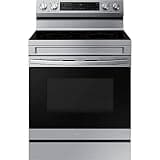 Samsung 6.3 Cu. Ft. Smart Freestanding Electric Range with No Pre-heat Air Fry & Convection, Stainless Steel, NE63A6511SS/AA