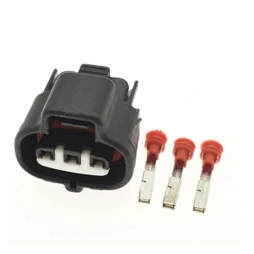 ROBAUN 1-20 Sets 6189-0099 3 Pin Way Female Map Sensor Automotive Connector for 1JZ 2JZ (Color : Black, Size : 5Sets)