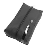 Travel Vacuum Bag 17L Reusable Compression Storage Sack Flat Bottom 70D TPU With Window Gray Suitcase Luggage Backpack (With Window)