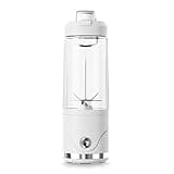 Portable Automatic Juicer, Minimalist Design, Personal Blender Cup, White