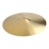 Brass Cymbals Set for Drum Percussion, 8 10 12 14 16 Inch Options, Shiny Gold Finish with Clear Resonant Tone for Beginners and(16inch)