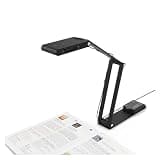 Portable Scanner, USB Document Camera with AI Noise Reduction Microphone: 13MP 4K Ultra HD A3 Size Capture, Auto Dual Mode, LED Light, Increased Efficiency