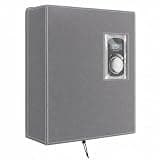 Waterproof Tankless Water Heater Electric Cover for RTEX-18 Tankless Waters Heaters with PVC Clear Viewing Window, Instant Hot Water Heater Covers 420D Heavy-Duty Oxford 15.5" X 4.5" X 19.5"(Gray)