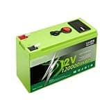 MDHZRRXCQ 150AH 12.8V LiFePO4 Solar Battery Lithium Iron Battery for RV Caravan Marine Fishing Outdoor Living(120Ah x1-Charger x1)