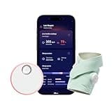 Owlet Dream Sock Smart Wearable Baby Monitor Tracks Heart Rate & Oxygen in Real Time Parents Receive Alerts, Sleep Insights & More via App - Mint