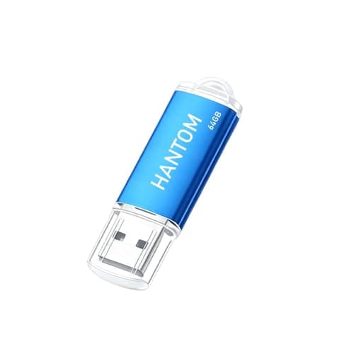 1pcs 64GB USB 2.0 Flash Drive Thumb Drive Jump Drive,1 Colors Blue