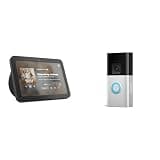 Echo Show 8 (newest model) with Ring Battery Doorbell Plus (newest model)