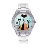 FekiLoot Watch for Men Big Face Stainless Steel Wrist Watch Personality
