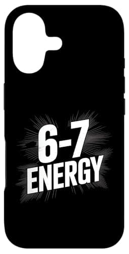 6 7 Energy Sports Hype Training Motivation Case for iPhone 17