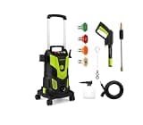 Green Black 2300 PSI Electric Pressure Washer 1900W with Soap Bottle