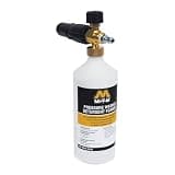 Mi-T-M Corporation Detergent Foamer for Pressure Washer, 1100-5000 PSI Foam Cannon with Adjustable Flow Control, 37 oz Bottle, 1/4" Quick Connect for Cars, Driveways & Siding AW-0018-0459