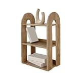 WANGHAI2024M Bookcases Floor Standing Wooden Rotatable Bookshelf Simple Corner Storage Display Stand