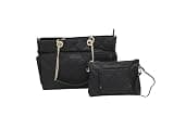 Lion & Light Diaper Tote Bag for Moms - Premium Quilted Baby Diaper Bag with Removable Diaper Clutch, 9 Pockets & Trolley Sleeve | Lightweight & Stylish diaper bag purse