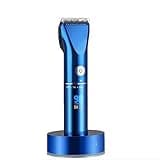 KNPSJJRHF Professional Hair Clipper Rechargeable Trimmer Lithium Battery Alloy Blade Cutter Adjustable Comb(D)