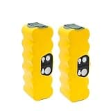 ZZDKAVHSU Compatible with Powtree Roomba Battery 5500mAh 14.4V, Compatible with Roomba 500 600 700 800 Vacuum Cleaner Rechargeable Battery(2 Battery)