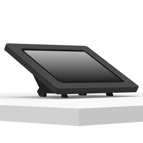 VidaMount Black Exposed Rear Camera Enclosure and Flippable Desk Stand [Bundle] Compatible with iPad 10.2" (7th, 8th & 9th Gen)