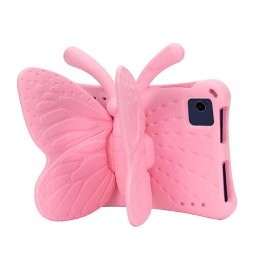 Case for Galaxy Tab A11 8.7" 2025,Kids Light Weight Cute Butterfly Shockproof EVA Foam Kickstand Tablets Cover Case for Samsung Galaxy Tab A11 8.7" 2025 (SM-X130/X133/X135) (Pink)
