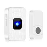 YXYFDCL Diamond Doorbell Super Bright LED 55 European and Ringtones Available for Learning Code Waterproof
