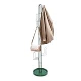 Athzuunn Cactus Coat Rack, Cactus Coat Rack Freestanding with Natural Marble Base, Coat Rack Stand with 8 Hooks, Coat Tree Hanger Stand for Bags, Hats, Entryway, Office