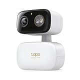 Tapo 3K 5MP Pan/Tilt Indoor/Outdoor Security Camera, Free Person/Vehicle/Baby Cry Detect & 360° Motion Track, Color Night, SD/Cloud, Wrks w/Alexa & Google Home, 2.4 GHz WiFi, HybridCam 360
