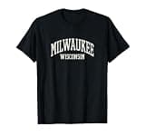 Milwaukee Wisconsin Vintage Sports Retro OS1 Design T-Shirt