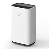 HUMILABS 4500 Sq.Ft Dehumidifier for Basement, 50 Pint Home Dehumidifiers with Drain Hose, Quiet Sleep Mode, Auto Shut Off,Humidity Display, Auto Defrost