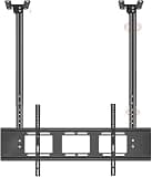 LNNW Adjustable Ceiling TV Mount Bracket, TV Mount, tv wall Mount, Double Bar Adjustable Tilt TV Bracket, Holds Up to 176lbs/80kg for Most LED LCD Flat Curved Screen TVs & Monitors