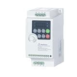 KIBAGDPFY Multi-Function Mini Vfd 220v to Three-Phase 220v 0.4kw 0.75kw 1.5kw for Fan and Well Pump Speed Regulator for Ac Motors(0.75kw)