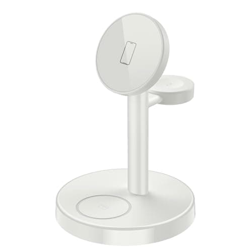3-in-1 Magnetic Wireless Charger for Apple Devices, Wireless Charging Station for iPhone Apple Watch AirPods