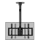 EliteBloom Ceiling Tv Mount Stand - Tv Wall Mount Full Motion 360° Rotation Tilting Height Adjustment Tv Bracket Stand Fits 39-90 Inch Tvs with Loading 187Lbs/85Kg Two Installation,