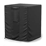 Mrrihand Central Air Conditioner Cover for Outside Units Waterproof Heavy Duty AC Unit for Outdoor Large AC Cover for Winter (24"X24"X30")
