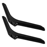 Cabilock 2pcs Tv Stand Base Pedestal Feet for Tvs Heavy Duty Desktop Television Holder Bracket with Screws Space-Saving Support for Living and Bedroom