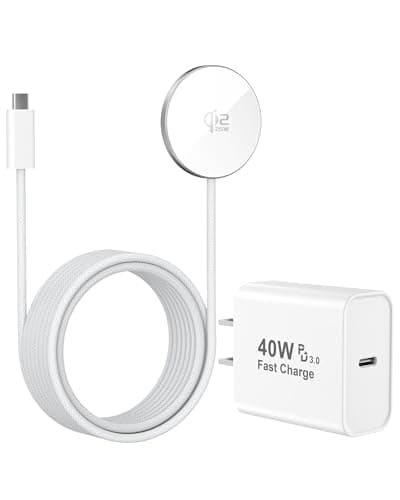 [Apple MFi Certified] 25W Magnetic Wireless Charger Apple Mag Safe Charger, 25W Qi2.2 Mag-Safe Fast Wireless Charging Pad Compatible for iPhone 17/Air/17 Pro/17 Pro Max/16/15/14/13/12/AirPods3/2/Pro