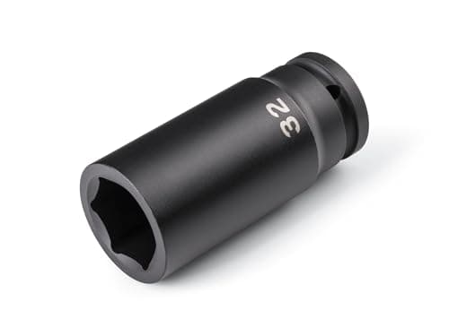 TEKTON 3/4 Inch Drive x 32 mm Deep 6-Point Impact Socket | SID33132