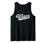 Vintage Wisco Classic Script State Connect Tank Top