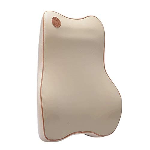 CVEUE CA Car Lumbar Pillow Lumbar Support Pillow Back Support Cushion Car Memory Pillow Lumbar pillowLumbar Support (Color : Beige, Size : 464012cm)