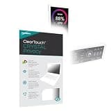 BoxWave Screen Protector Compatible With WOWNOVA Temp Monitor (9.2 in) - ClearTouch Crystal Privacy (2-Pack), Privacy Screen Protector Flexible Film Clear